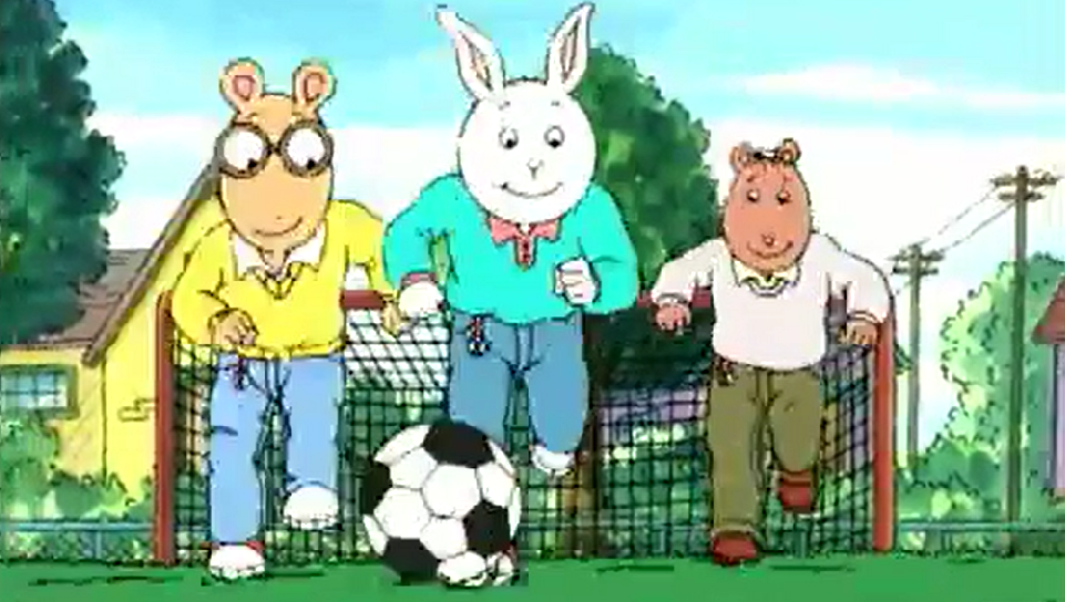 File:Arthur, Buster, and Brain playing Soccer (Larger Picture).png ...