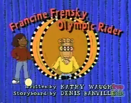 Francine Frensky, Olympic Rider Title Card.png