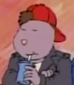 Rattles drinking his drink (in Bully for Binky).png