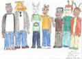 Brain, Binky, Buster, Arthur, Demetre, Carl, and George as Teenagers (Colored).png