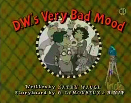 D.W.'s Very Bad Mood Title Card.png