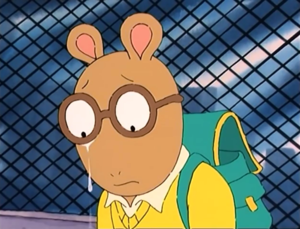 Arthur crying after getting lost