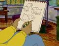 Arthur drawing dogs.JPG