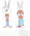 Lincoln Loud (rabbit) and Buster Baxter (Edit 2, Larger).png