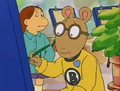 ChickenPox, Arthur painting blue elephants and Muffy hmphs.png